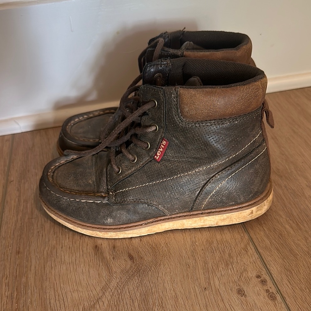 Brown Leather work boots